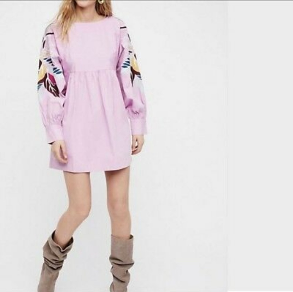 Free People Poplin Mini dress